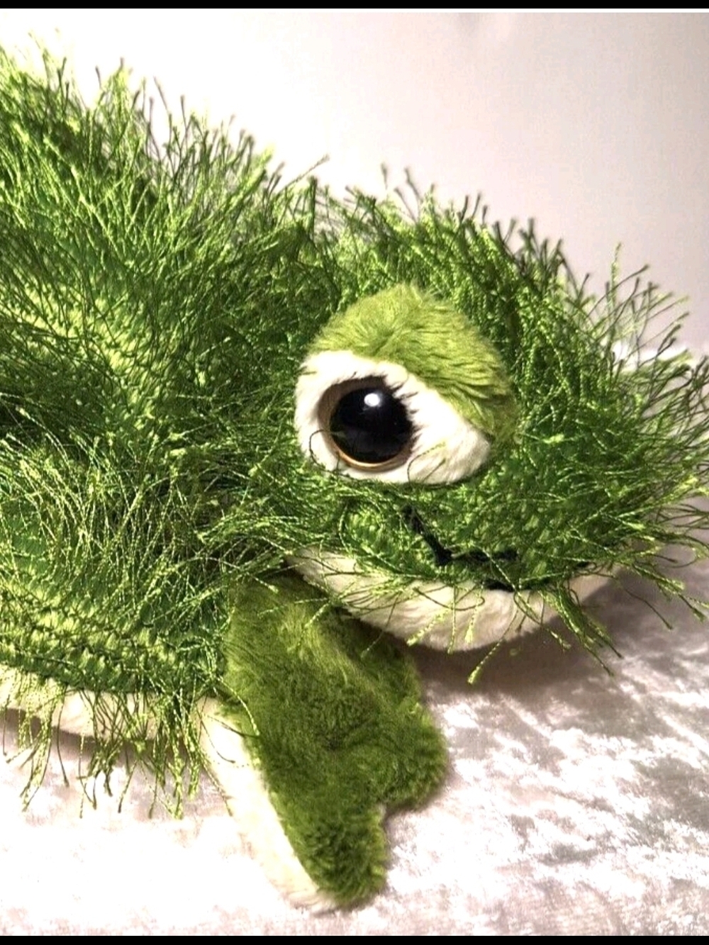 Green Gecko Webkinz Ganz Lil Kinz Plush HS186 Stuffed Animal Toy No Code 12" - Picture 5 of 11